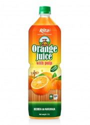 1.5L Pet bottle Orange juice with Pulp Drink Natural 1