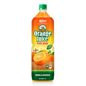 1.5L Pet bottle Orange juice with Pulp Drink Natural 1