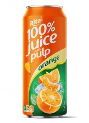 100 Orange Juice with Pulp 500ml Cans