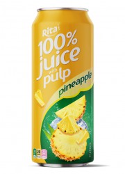 100 Pineapple Juice with Pulp 500ml Cans