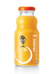 250ml glass bottle orange juice