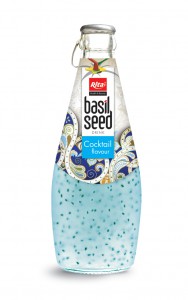 290ml basil seed drink with Cocktail