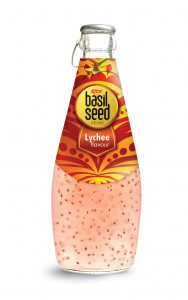 290ml basil seed drink with Lychen