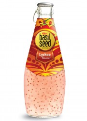 290ml basil seed drink with Lychen