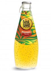 290ml basil seed drink with Pineapple