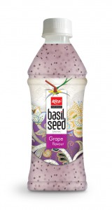 350ml basil seed drink with Grape