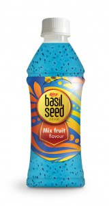 350ml basil seed drink with mix fruit