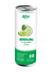 Sparkling cucumber lime