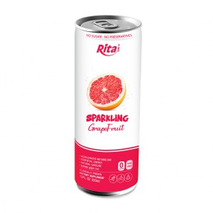 Sparkling grapefruit juice
