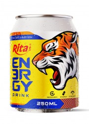 energy drink 250 ml canned
