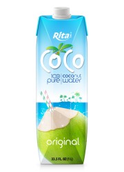 100 organic coconut water  original no added sugar 1L Paper Box