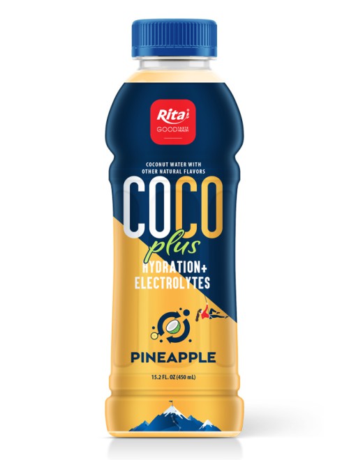 15.2 fl oz Pet Bottle pineapple Coconut water  plus Hydration electrolytes