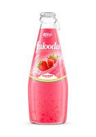 Лучший вкус 290 мл стеклянная бутылка Falooda со вкусом клубники