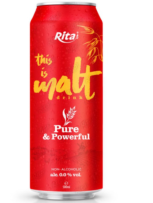 Pure powerful malt drink 500ml 