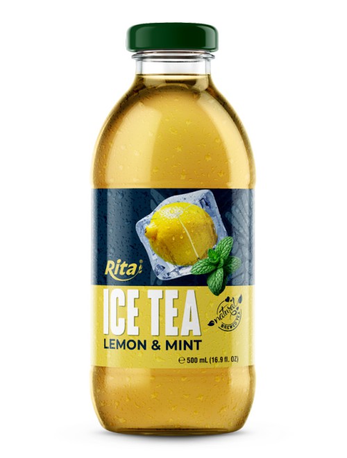 Rita Lemon  Mint Ice Tea 500ml Glass Bottle