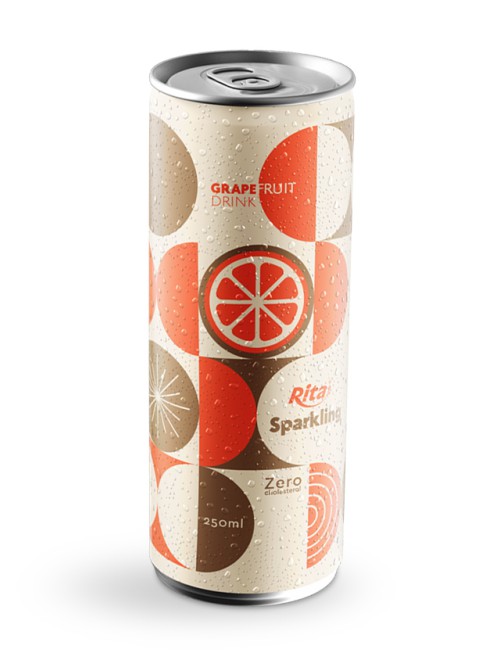 Sparkling grape fruit