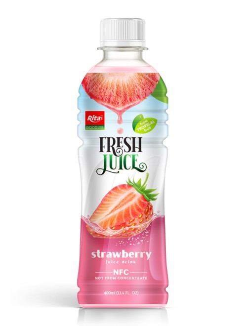 Strawberry juice 400ml PET 1