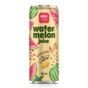 Watermelon with Ginger juice 320ml sleek can 1