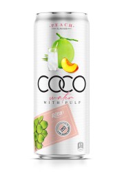 coconut peach juice