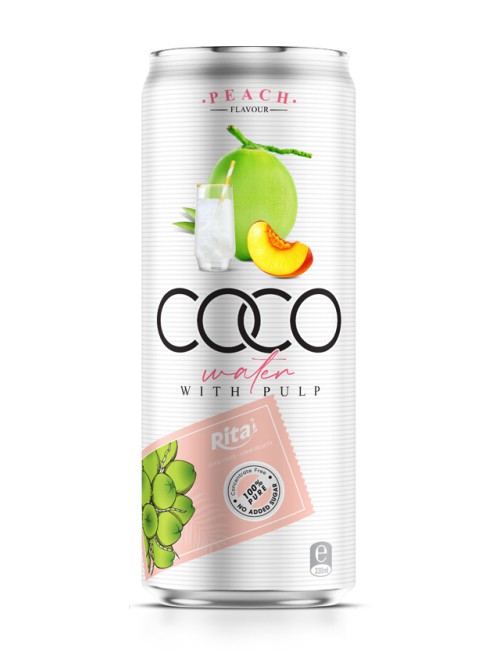 coconut peach juice